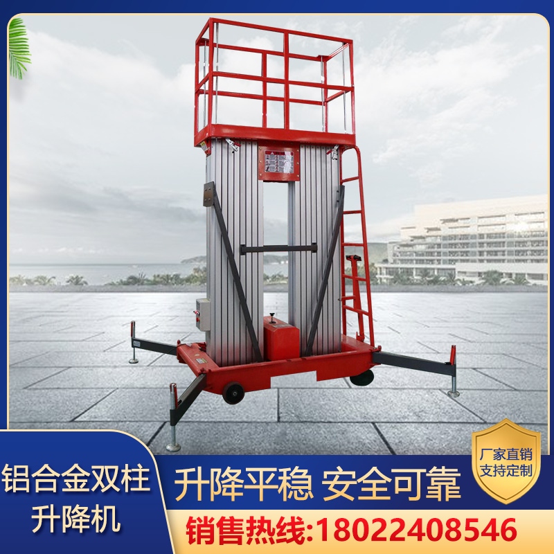 鋁合金(jin)雙柱升降(jiang)機